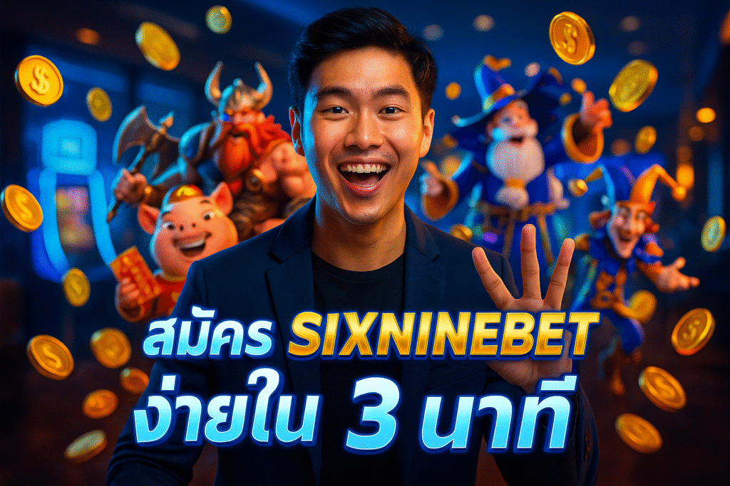 สมัคร SIXNINEBET ง่ายใน 3 นาที