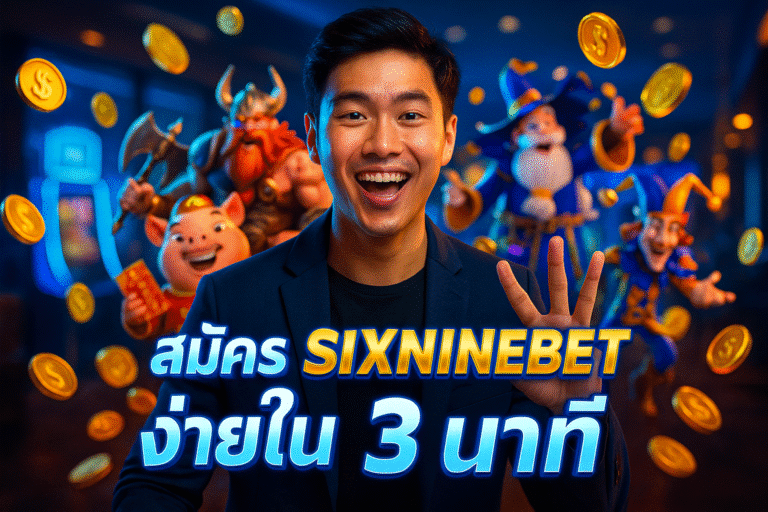 สมัคร SIXNINEBET ง่ายใน 3 นาที