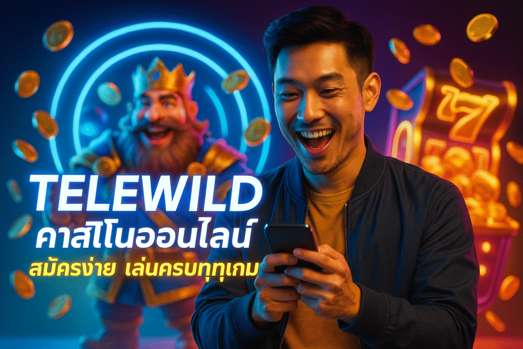 TELEWILD คาสิโนออนไลน์ สมัครง่าย เล่นครบทุกเกม